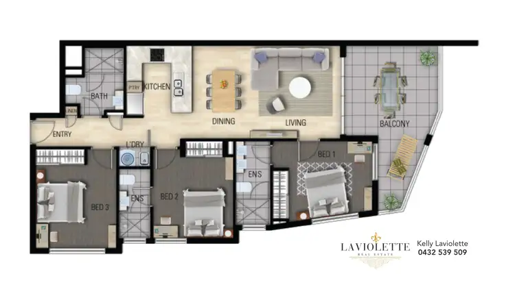 Floorplan of Homely apartment listing, 5/78 Depper Street, St Lucia QLD 4067