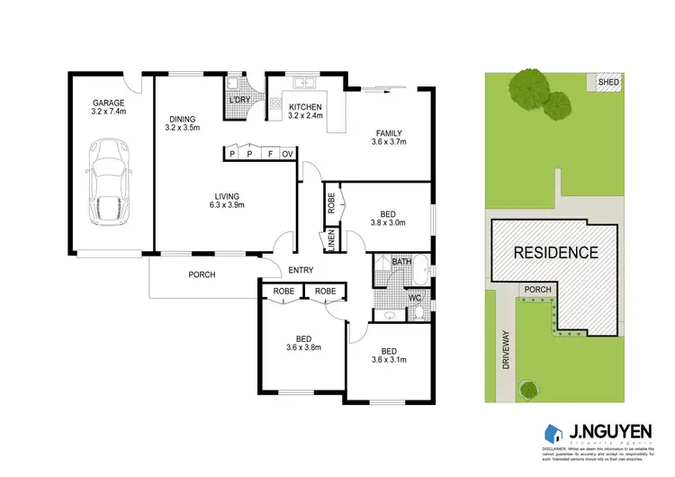 Floorplan of Homely house listing, 16 Salecich Place, Bonnyrigg NSW 2177
