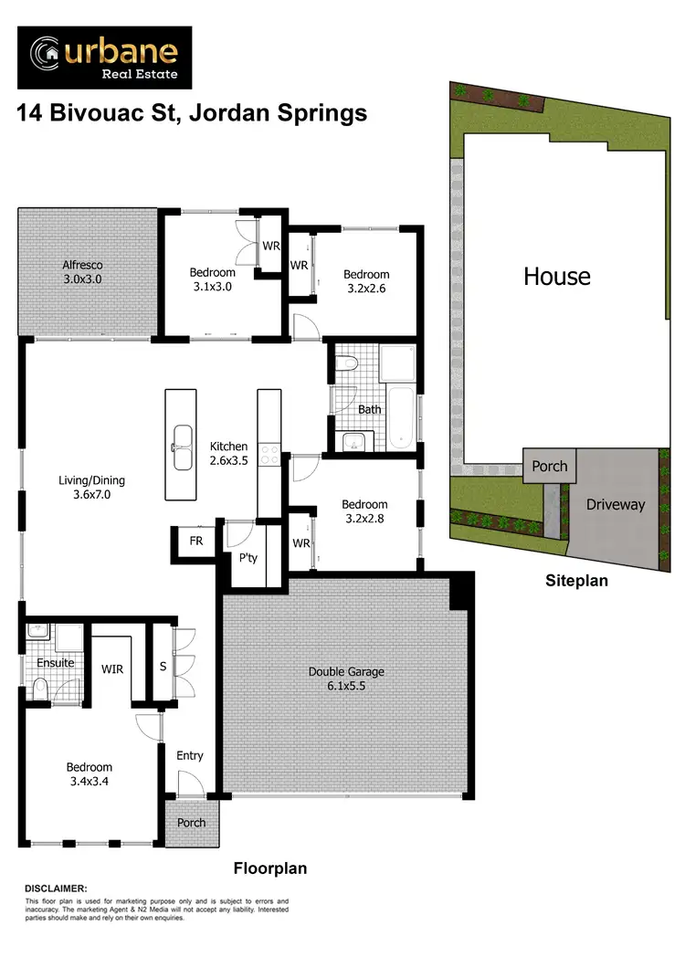 Floorplan of Homely house listing, 14 Bivouac Street, Jordan Springs NSW 2747