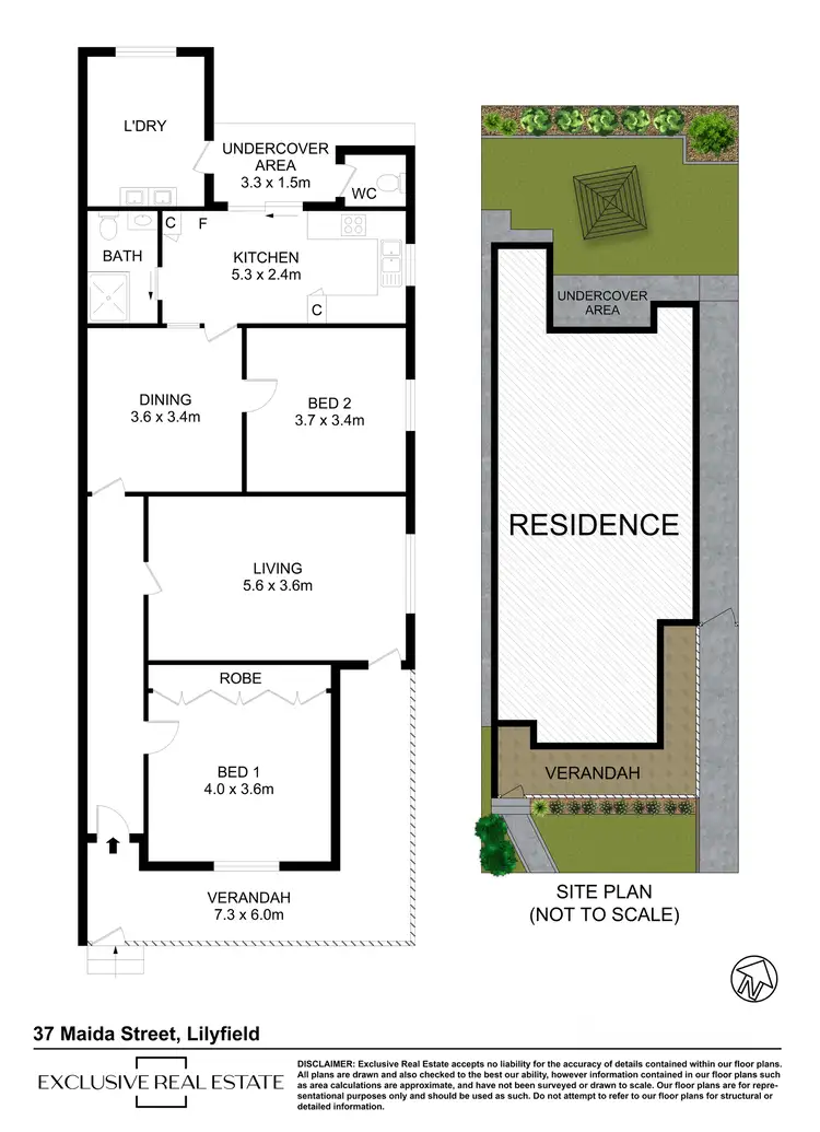 Floorplan of Homely house listing, 37 Maida Street, Lilyfield NSW 2040
