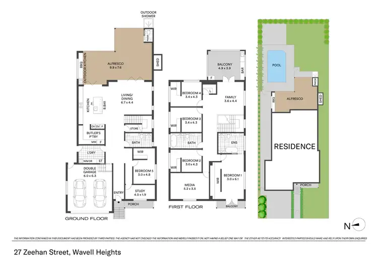 Floorplan of Homely house listing, 27 Zeehan Street, Wavell Heights QLD 4012