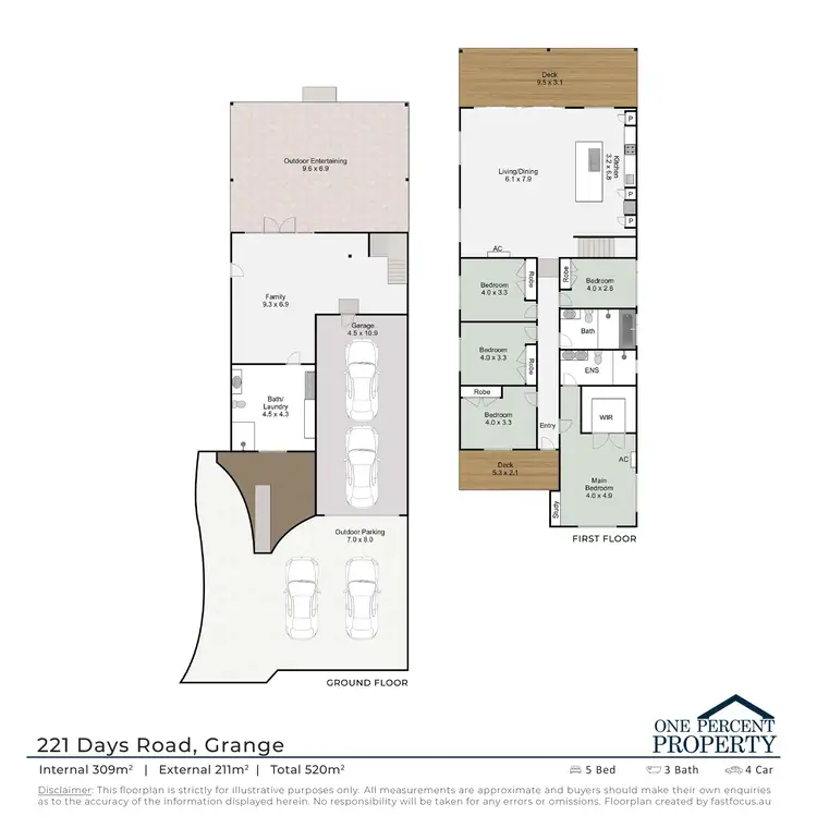 Floorplan of Homely house listing, 221 Days Road, Grange QLD 4051