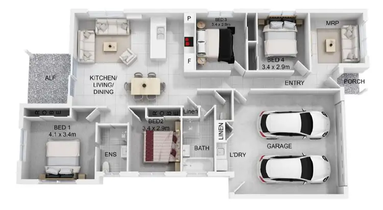 Floorplan of Homely house listing, Address available on request