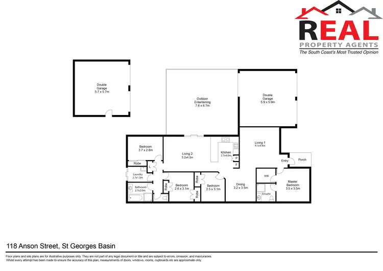 Floorplan of Homely house listing, 118 Anson Street, St Georges Basin NSW 2540