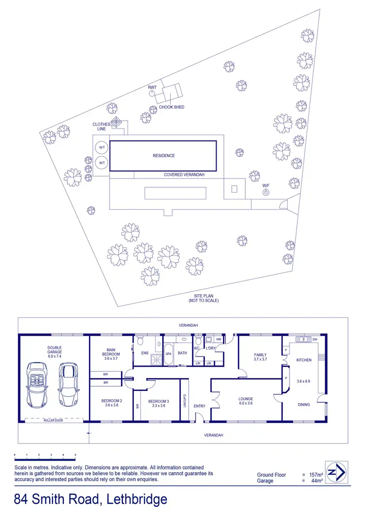 Floorplan of Homely house listing, 84 Smith Road, Lethbridge VIC 3332