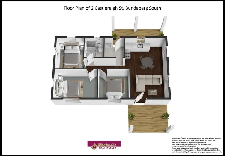 Floorplan of Homely house listing, 2 Castlereagh Street, Bundaberg South QLD 4670