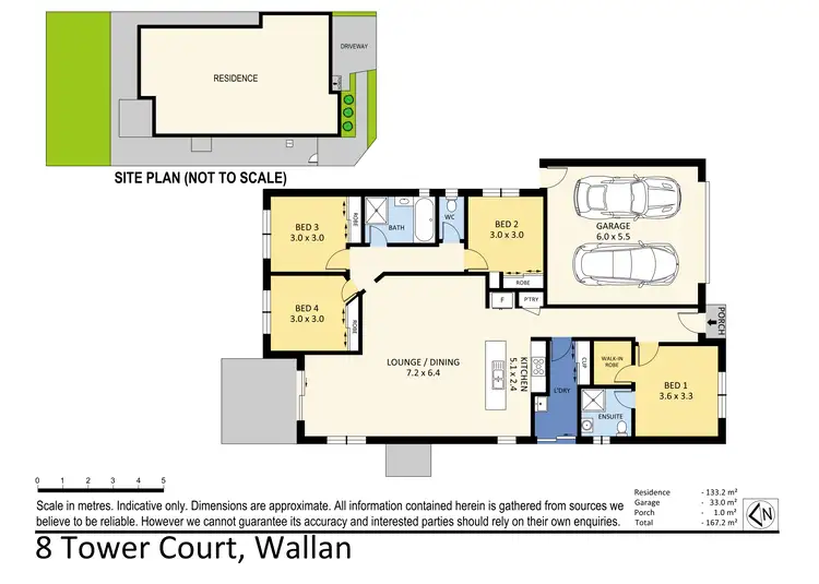 Floorplan of Homely house listing, 8 Tower Court, Wallan VIC 3756