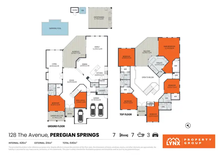 Floorplan of Homely house listing, 128 The Avenue, Peregian Springs QLD 4573