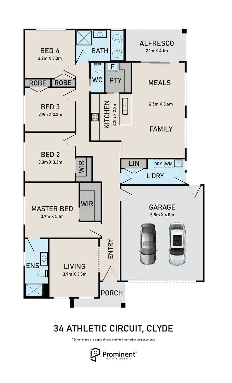 Floorplan of Homely house listing, 34 Athletic Circuit, Clyde VIC 3978