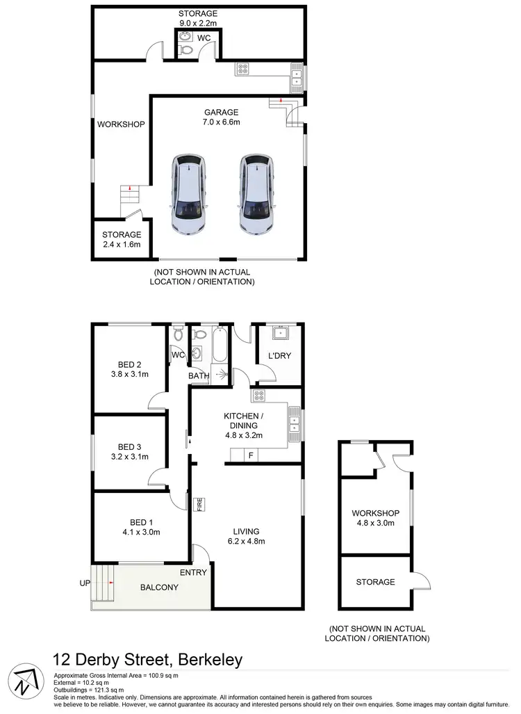 Floorplan of Homely house listing, 12 Derby Street, Berkeley NSW 2506