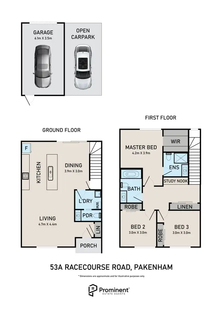 Floorplan of Homely house listing, 53A Racecourse Road, Pakenham VIC 3810