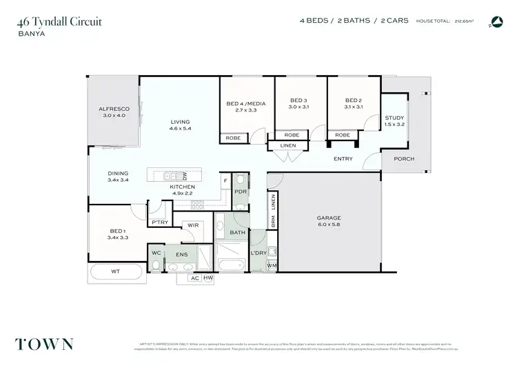 Floorplan of Homely house listing, 46 Tyndall Circuit, Banya QLD 4551