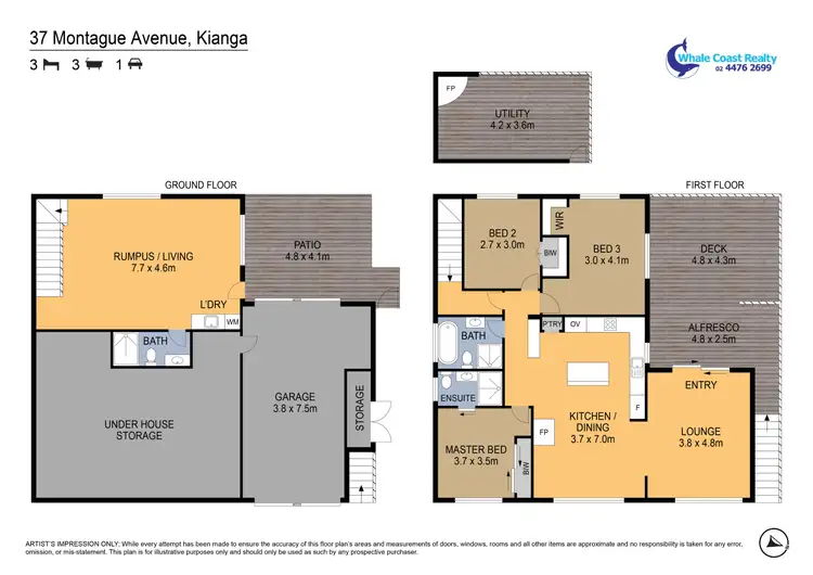 Floorplan of Homely house listing, 37 Montague Avenue, Kianga NSW 2546