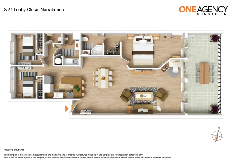 Floorplan of Homely unit listing, 2/27 Leahy Close, Narrabundah ACT 2604