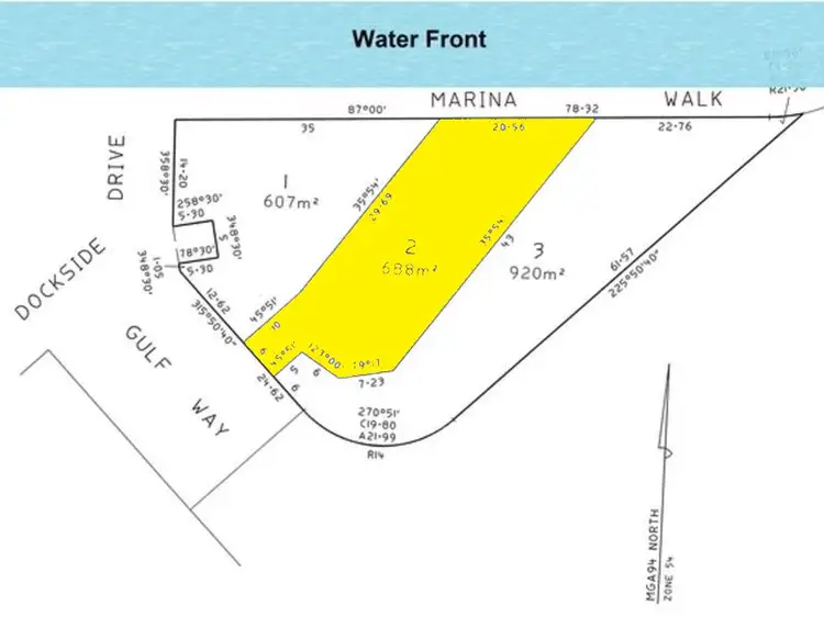 Floorplan of Homely land listing, 3 Gulf Way, Mildura VIC 3500