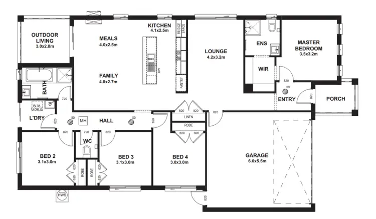 Floorplan of Homely house listing, Address available on request