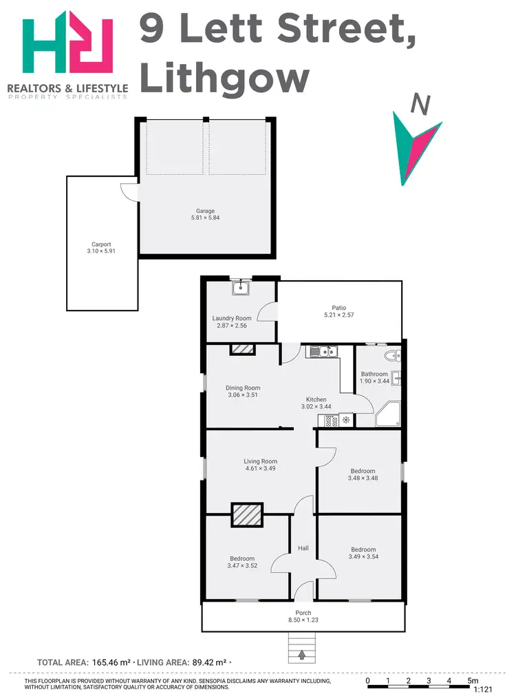 Floorplan of Homely house listing, 9 Lett Street, Lithgow NSW 2790