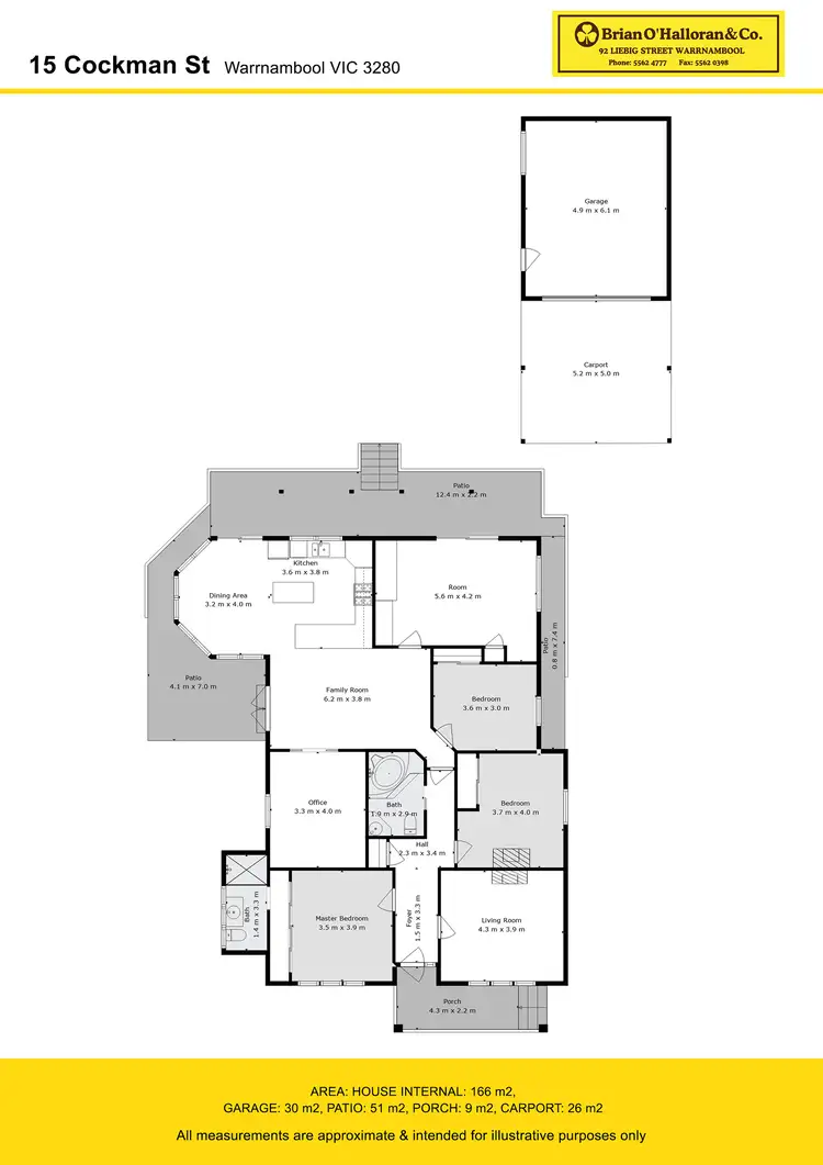 Floorplan of Homely house listing, 15 Cockman Street, Warrnambool VIC 3280