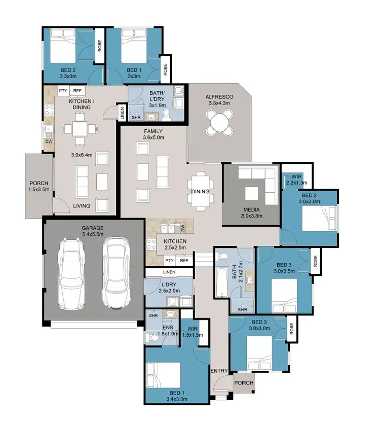 Floorplan of Homely house listing, 2 White Oak Street, Tahmoor NSW 2573