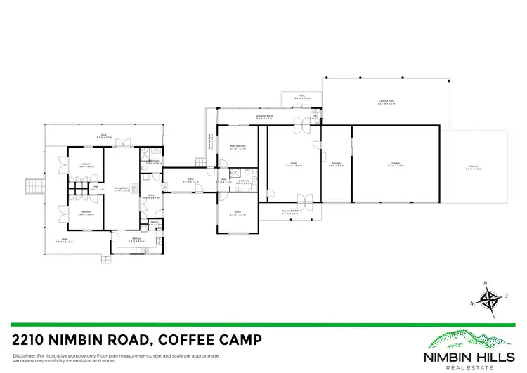 Floorplan of Homely house listing, 2210 Nimbin Road, Coffee Camp NSW 2480