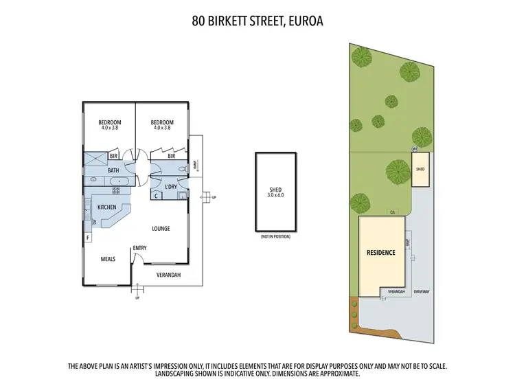 Floorplan of Homely house listing, 80 Birkett Street, Euroa VIC 3666