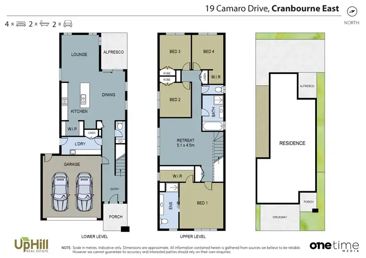 Floorplan of Homely house listing, 19 Camaro Drive, Cranbourne East VIC 3977