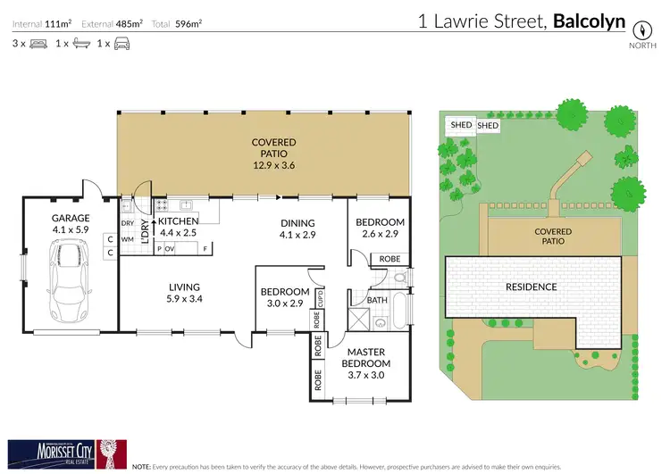 Floorplan of Homely house listing, 1 Lawrie Street, Balcolyn NSW 2264