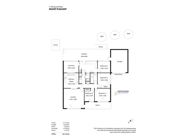 Floorplan of Homely house listing, 11-13 Showground Road, Mount Pleasant SA 5235