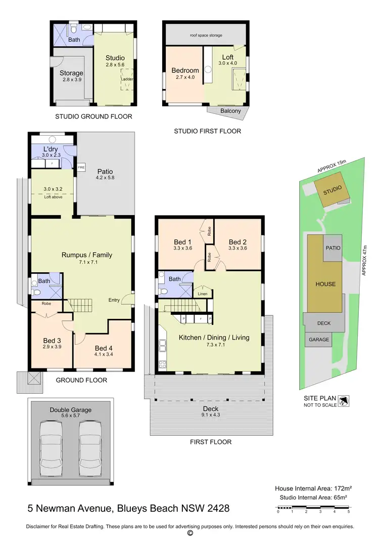 Floorplan of Homely house listing, 5 Newman Avenue, Blueys Beach NSW 2428