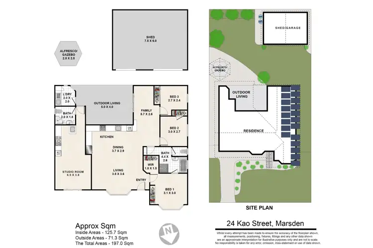 Floorplan of Homely house listing, 24 Kao Street, Marsden QLD 4132