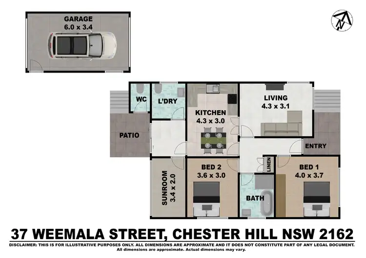 Floorplan of Homely house listing, 37 Weemala Road, Chester Hill NSW 2162