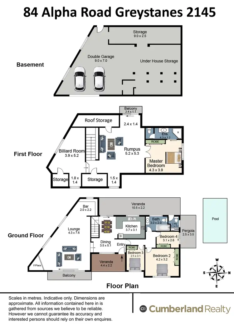Floorplan of Homely house listing, 84 Alpha Road, Greystanes NSW 2145