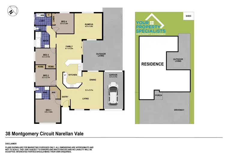 Floorplan of Homely house listing, 38 Montgomery Circuit, Narellan Vale NSW 2567
