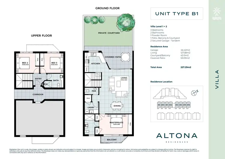 Floorplan of Homely townhouse listing, 17/9 Koel Circuit, Peregian Springs QLD 4573