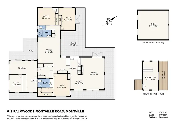 Floorplan of Homely house listing, 549 Palmwoods Montville Road, Montville QLD 4560