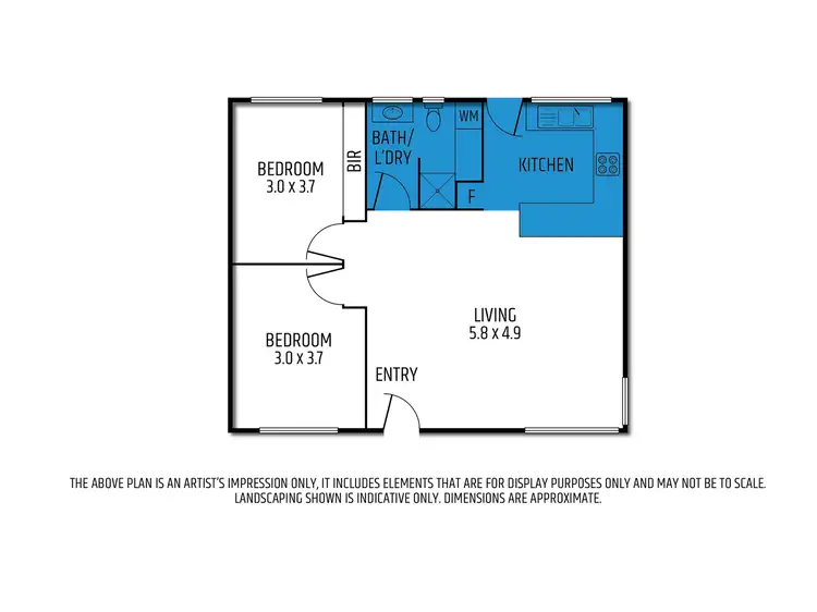 Floorplan of Homely unit listing, 5/5 Midland Highway, Mansfield VIC 3722