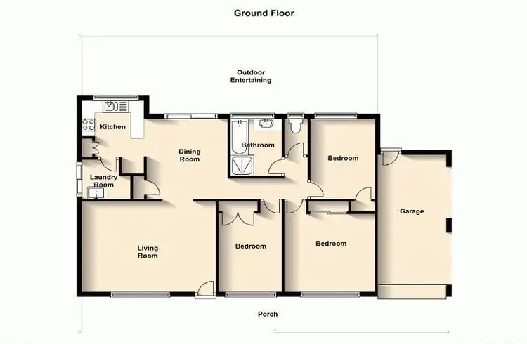 Floorplan of Homely house listing, 21 Dove Tree Cr, Sinnamon Park QLD 4073