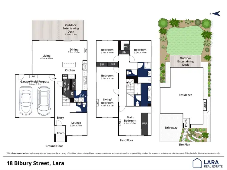 Floorplan of Homely house listing, 18 Bibury Street, Lara VIC 3212