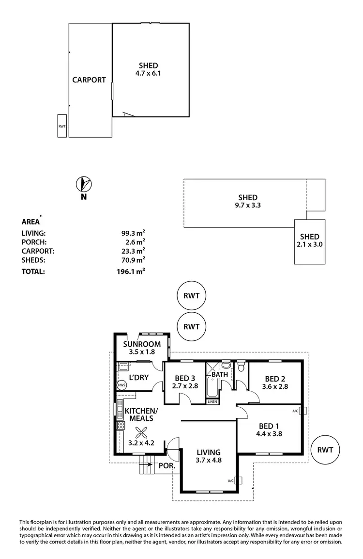 Floorplan of Homely house listing, 11049 Karoonda Highway, Karoonda SA 5307
