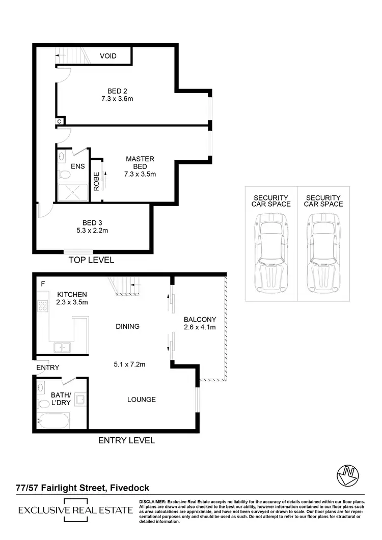 Floorplan of Homely apartment listing, 77/57-63 Fairlight Street, Five Dock NSW 2046