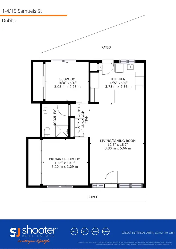 Floorplan of Homely unit listing, 4/15 Samuels Street, Dubbo NSW 2830