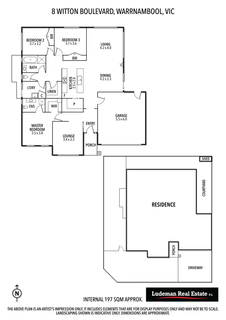 Floorplan of Homely house listing, 8 Witton Boulevard, Warrnambool VIC 3280