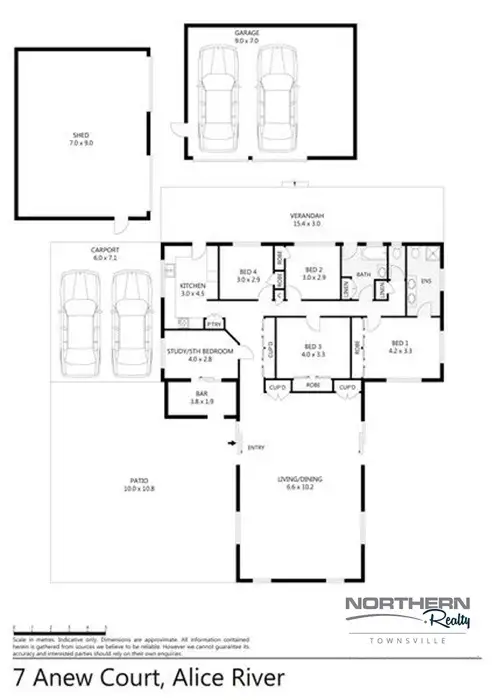 Floorplan of Homely rural property listing, 7 Anew Court, Alice River QLD 4817