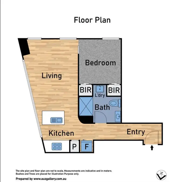 Floorplan of Homely apartment listing, 1403/141 Latrobe Street, Melbourne VIC 3000