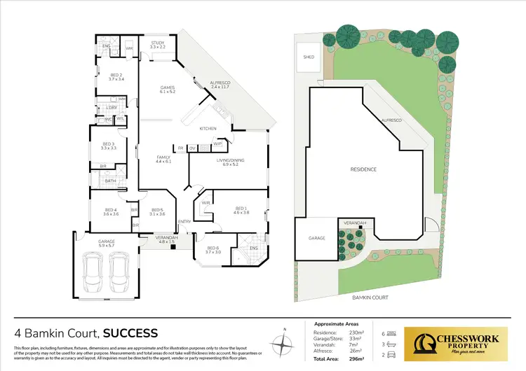 Floorplan of Homely house listing, 4 Bamkin Court, Success WA 6164