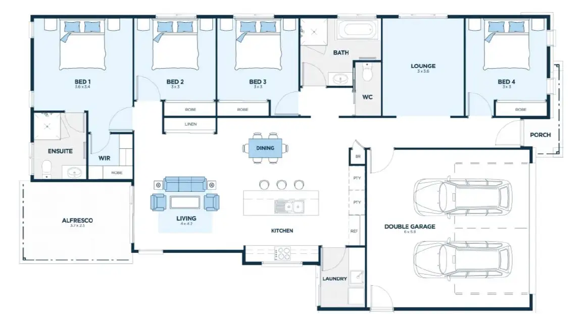 Floorplan of Homely house listing, Address available on request