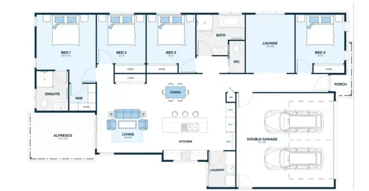 Floorplan of Homely house listing, Address available on request