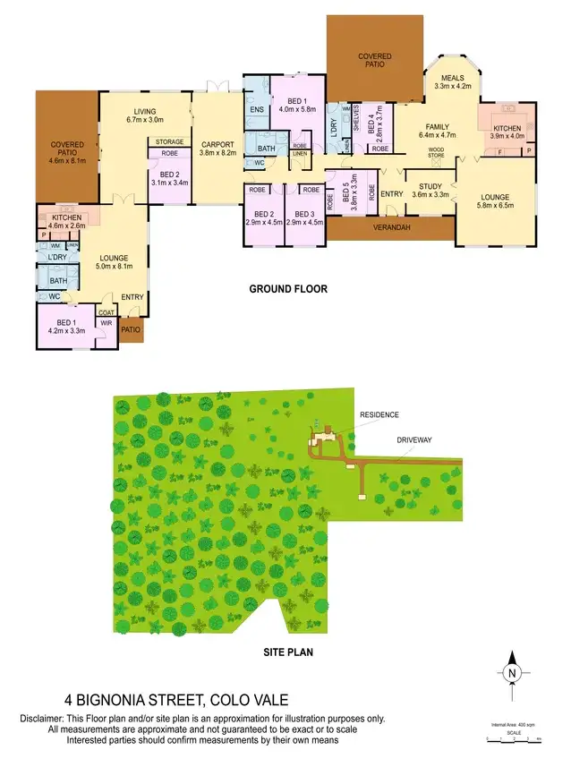Floorplan of Homely rural property listing, 4 Bignonia Street, Colo Vale NSW 2575