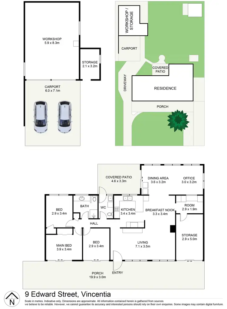 Floorplan of Homely house listing, 9 Edward Street, Vincentia NSW 2540