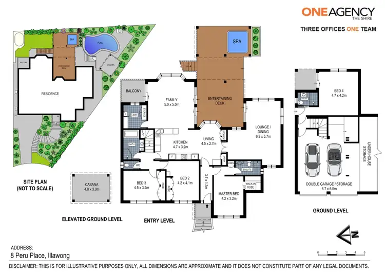 Floorplan of Homely house listing, 8 Peru Place, Illawong NSW 2234